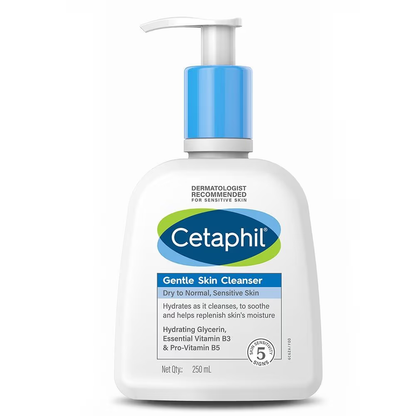 Cetaphil Gentle Skin Cleanser |Dry to Normal Skin with Niacinamide |Dermatologist Recommended (250ml) face Wash from Cetaphil