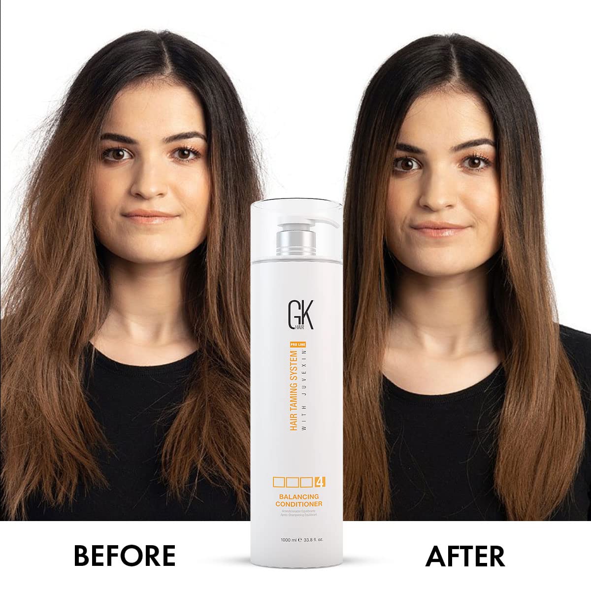 GK HAIR Sulphate free Balancing Conditioner for Frizz free hair with Oil control conditioner from GK