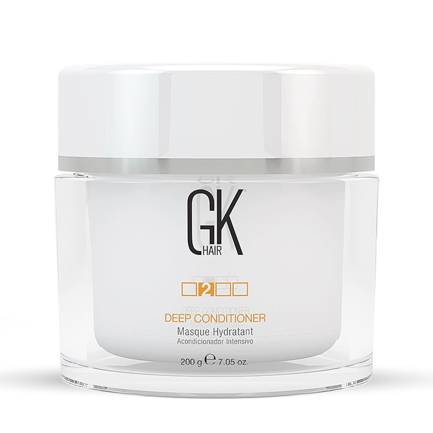 GK Hair Deep Conditioner Mask For Dry Frizzy & Damaged Hair With Jojoba Oil And Juvexin Locks In Hydration, Provides Smooth, Shiny And Soft Hair, 200g Deep conditioner from GK