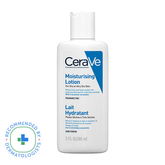 CeraVe Moisturizing Lotion For Dry Skin With Ceramides, Hyaluronic Acid & Fragrance-Free, 88 ml Moisturizer from cerave