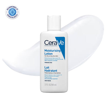 CeraVe Moisturizing Lotion For Dry Skin With Ceramides, Hyaluronic Acid & Fragrance-Free, 88 ml Moisturizer from cerave