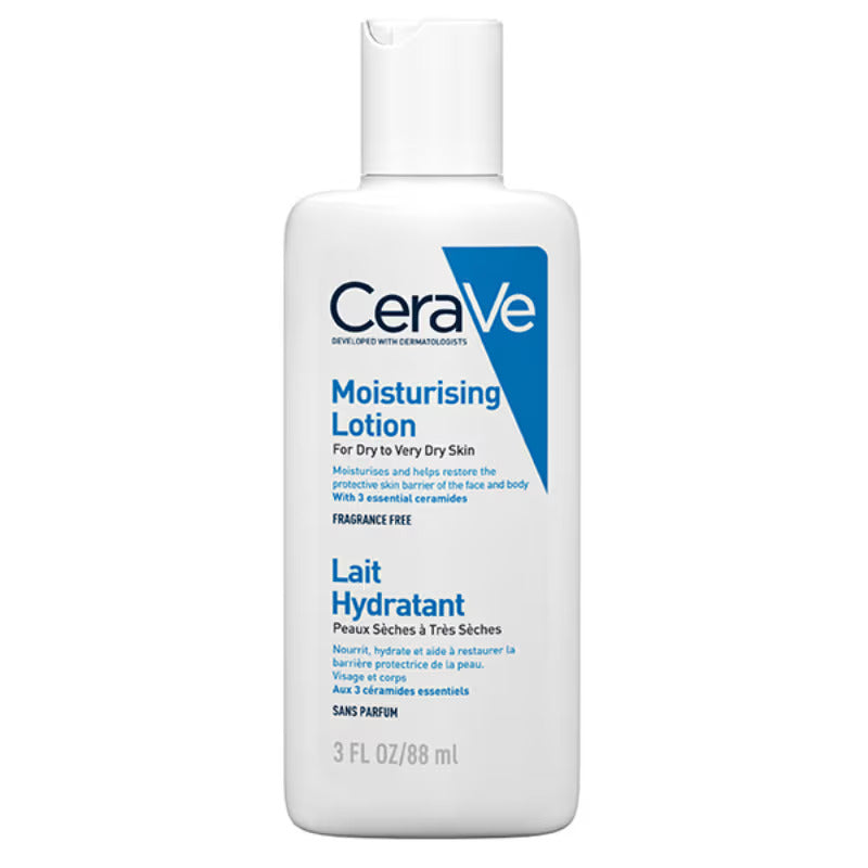 CeraVe Moisturizing Lotion For Dry Skin With Ceramides, Hyaluronic Acid & Fragrance-Free, 88 ml Moisturizer from cerave