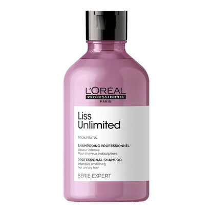 L'Oréal Professionnel Liss Unlimited Shampoo With Pro-Keratin And Kukui Nut Oil For Rebellious Frizzy Hair, Serie Expert, 300Ml Shampoo from loreal pro paris