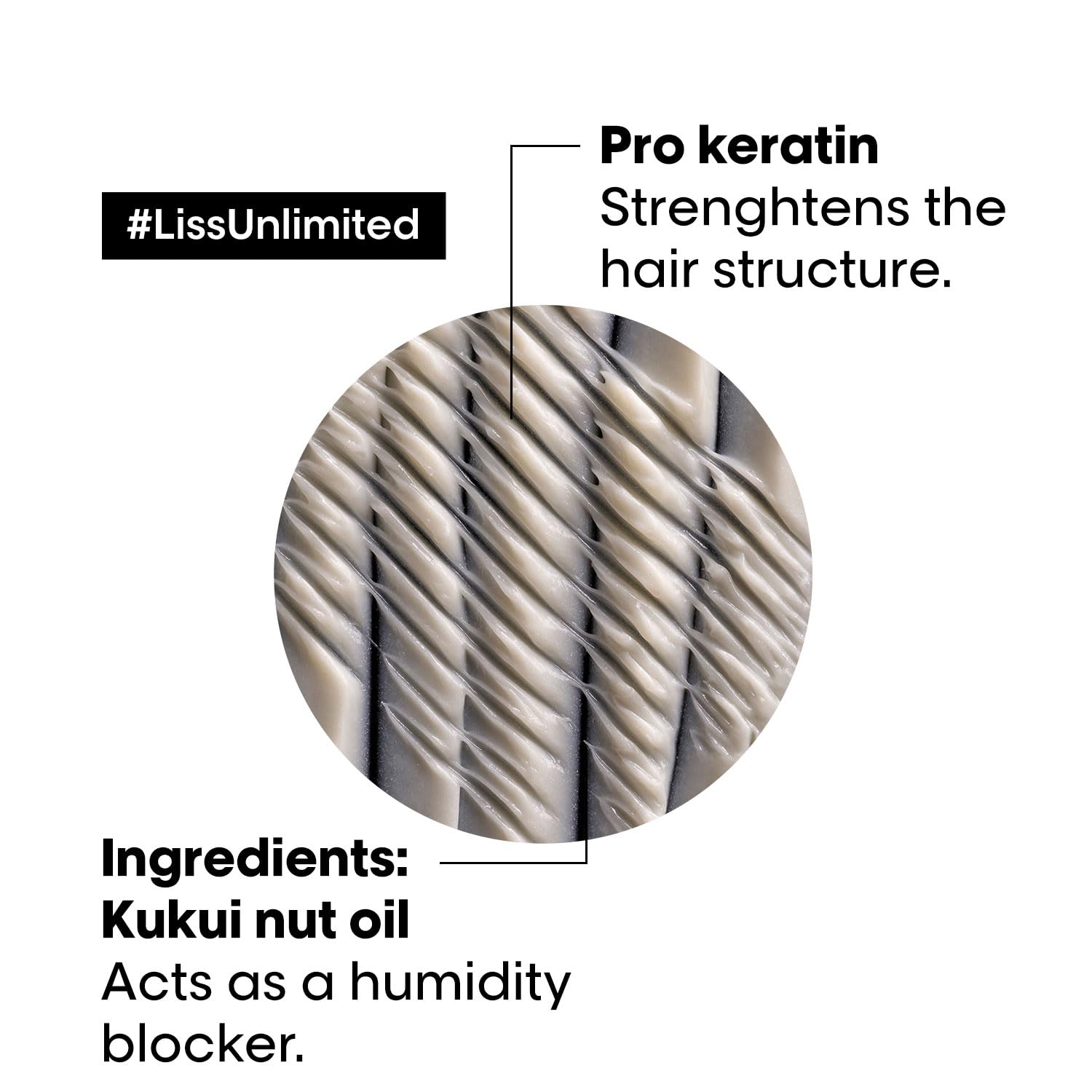 L’Oréal Professionnel Liss Unlimited Hair Mask with Pro-Keratin and Kukui Nut Oil for Rebellious Frizzy Hair, Serie Expert, 250gm hair mask from loreal pro paris