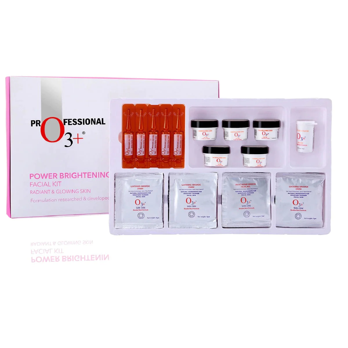 O3+ Power Brightening Facial Kit for Dirt, Dust and Dead Skin facial Kits from O3+