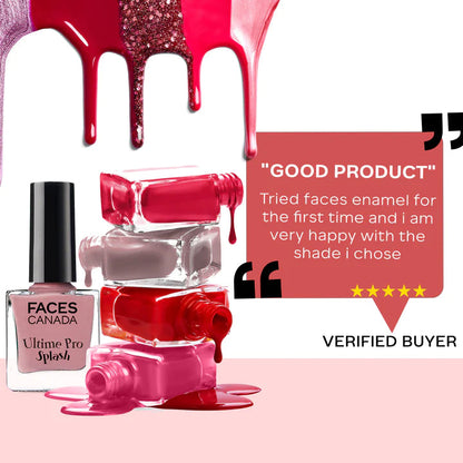 Faces Canada Ultime Pro Splash Nail Enamel (shades from 14-42)