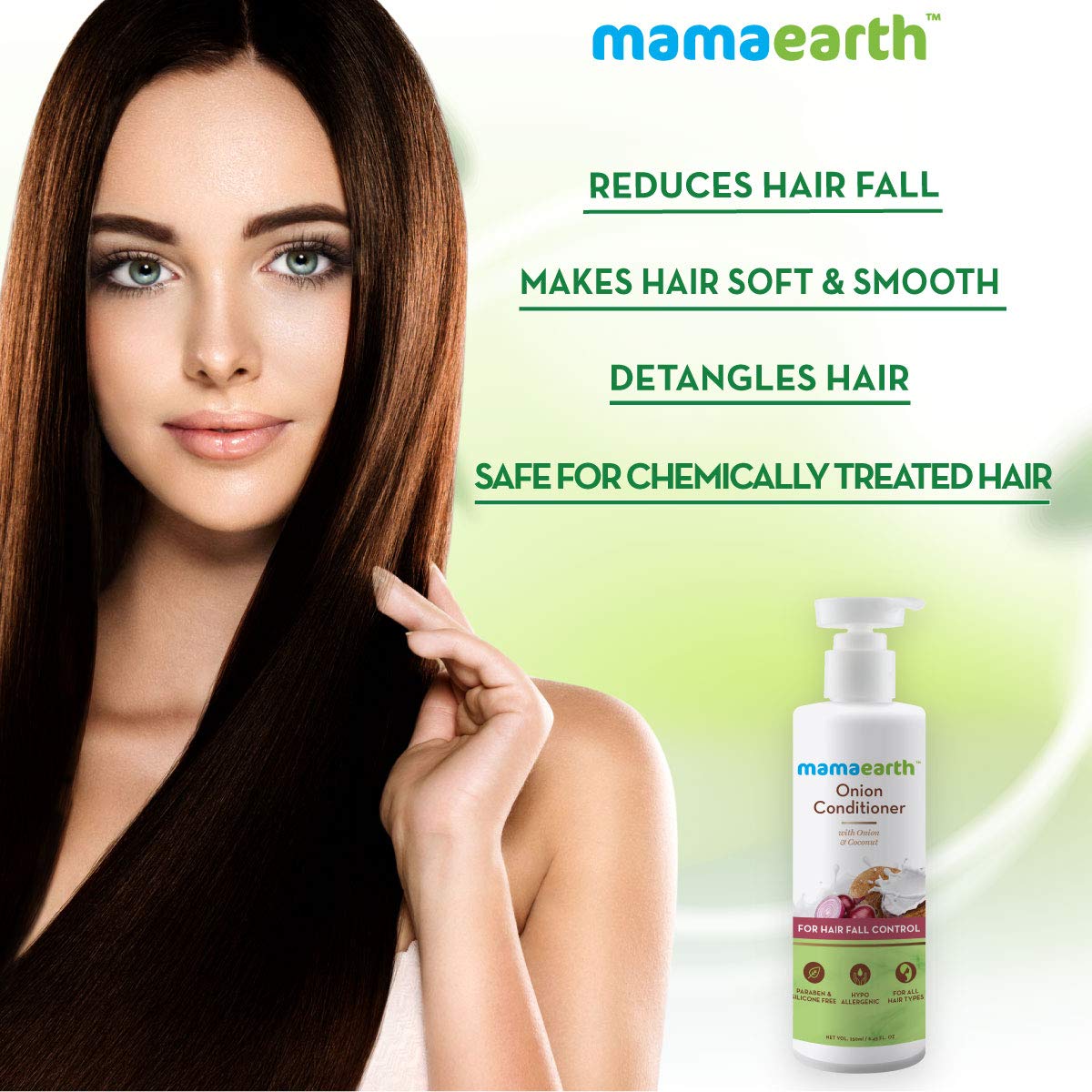 Mamaearth Onion Conditioner With Onion & Coconut For Hair Fall Control