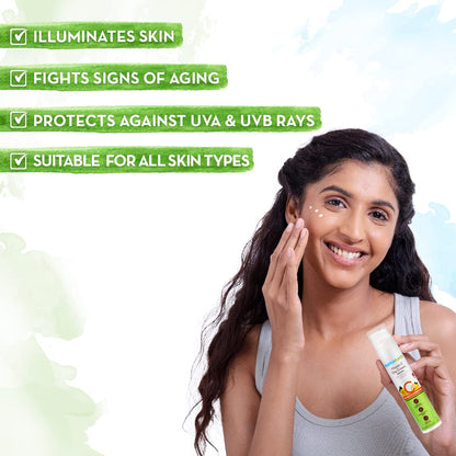 Mamaearth Vitamin C Day Cream For Face With Vitamin C & SPF 20 For Skin Illumination (50g) Face Cream from mamaearth