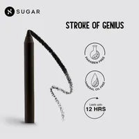 SUGAR Stroke Of Genius Heavy Duty Kohl With Free Sharpener - 01 Back To Black (Black)